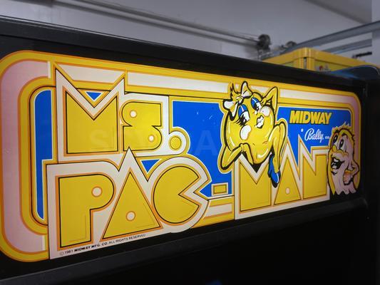 1981 Midway Ms. Pac-Man Upright Arcade Machine Image