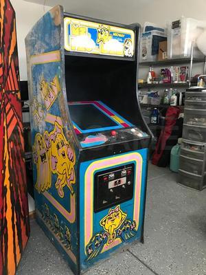 1981 Midway Ms. Pac-Man Upright Video Machine Image