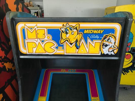 1981 Midway Ms. Pac-Man Upright Video Machine Image
