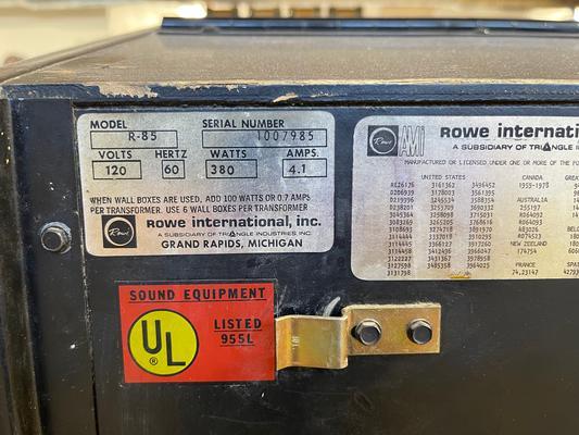 1981 Rowe-AMI R-85 JukeBox Image