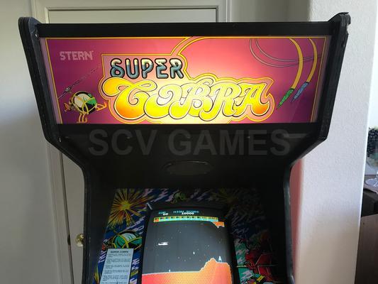 1981 Stern Konami Super Cobra Upright Arcade Video Machine Image