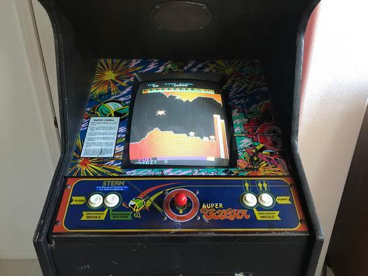 1981 Stern Konami Super Cobra Upright Arcade Video Machine Image