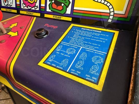1982 Atari Dig Dug Upright Arcade Machine Image