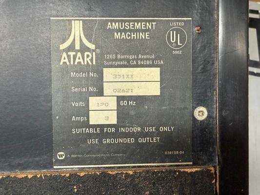 1982 Atari Dig Dug Upright Arcade Machine Image