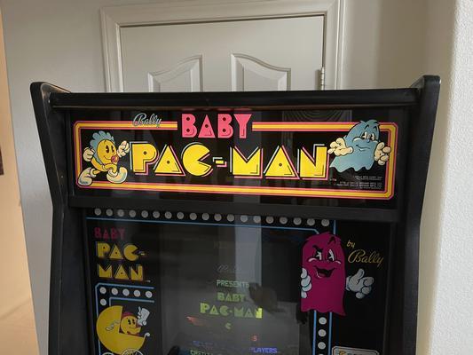 1982 Bally Midway Baby Pac-Man Arcade Machine Image