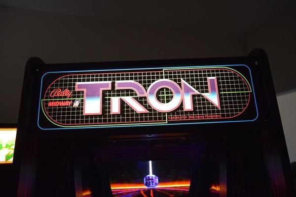 1982 Midway Tron Upright Arcade Machine Restored Image