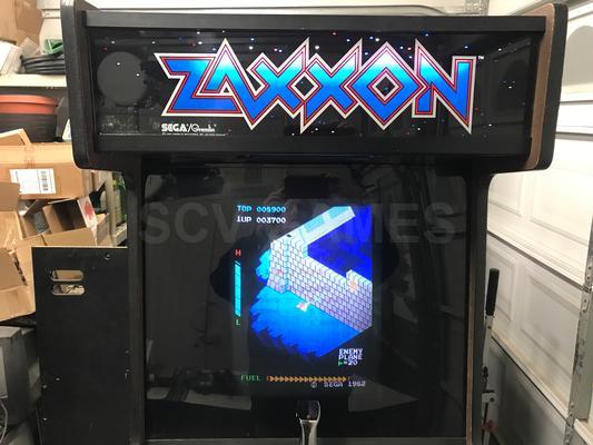 1982 Sega Zaxxon Upright Arcade Machine Image