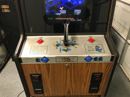 1982 Sega Zaxxon Upright Arcade Machine Image