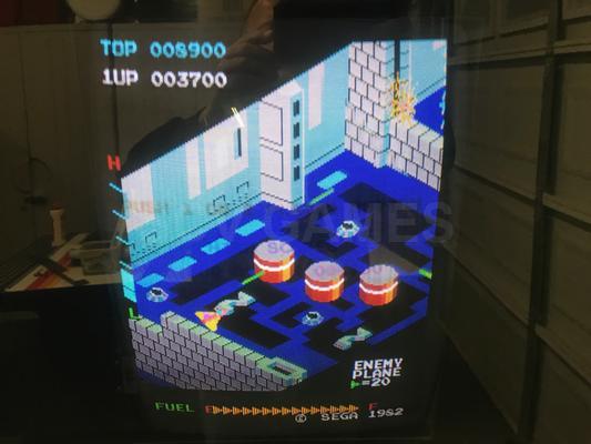 1982 Sega Zaxxon Upright Arcade Machine Image