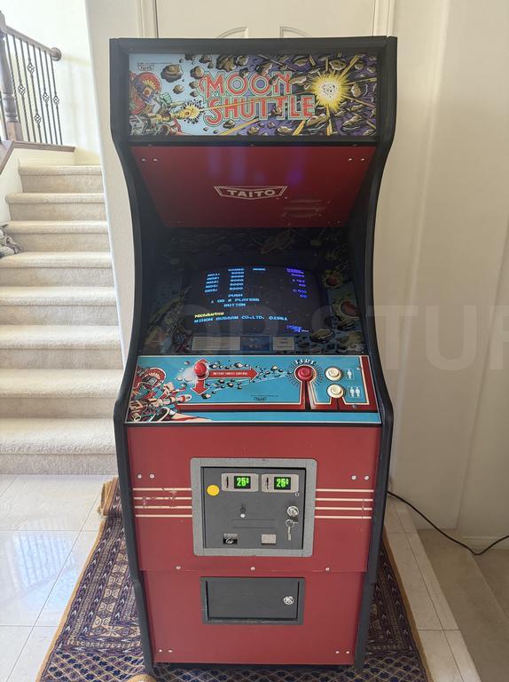 1982 Taito Moon Shuttle Upright Arcade Machine