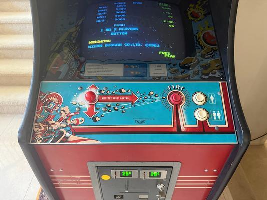 1982 Taito Moon Shuttle Upright Arcade Machine Image