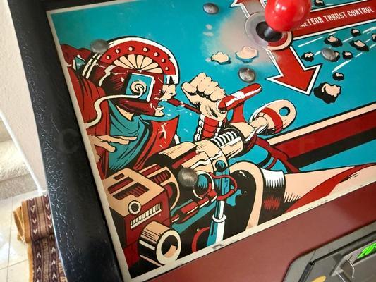 1982 Taito Moon Shuttle Upright Arcade Machine Image