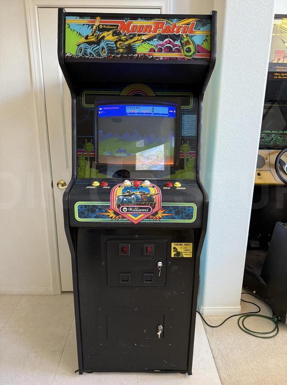 1982 Williams Moon Patrol Upright Arcade Machine