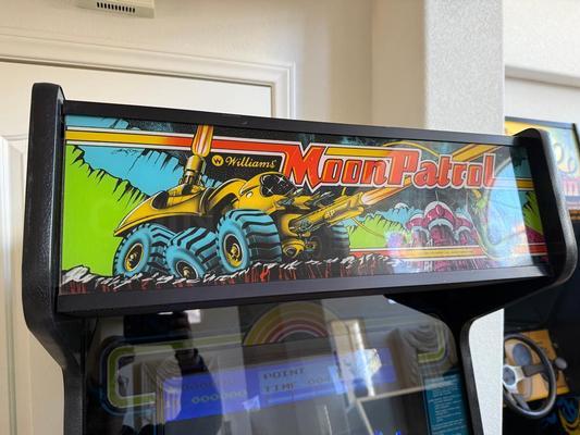 1982 Williams Moon Patrol Upright Arcade Machine Image