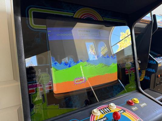 1982 Williams Moon Patrol Upright Arcade Machine Image