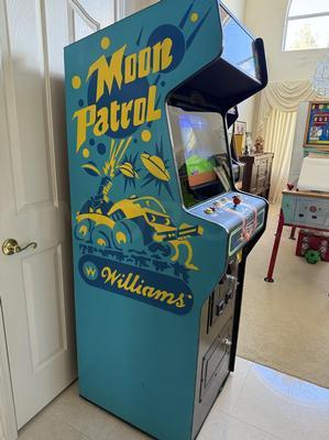 1982 Williams Moon Patrol Upright Arcade Machine Image