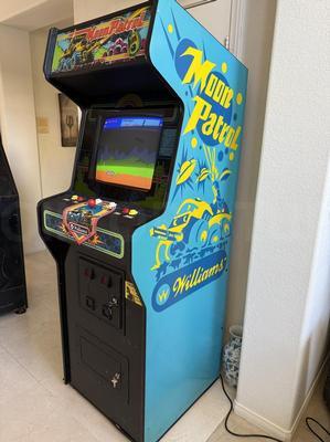 1982 Williams Moon Patrol Upright Arcade Machine Image