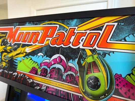 1982 Williams Moon Patrol Upright Arcade Machine Image