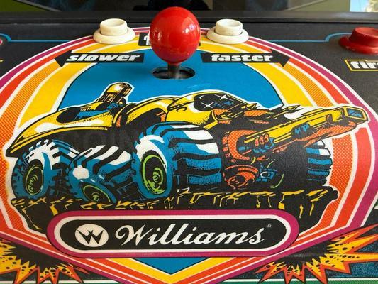 1982 Williams Moon Patrol Upright Arcade Machine Image