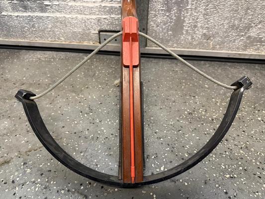 1983 Exidy Crossbow Upright Crossbow and Base Image