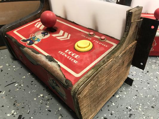 1983 Namco Mappy Cocktail Control Panels Complete Image