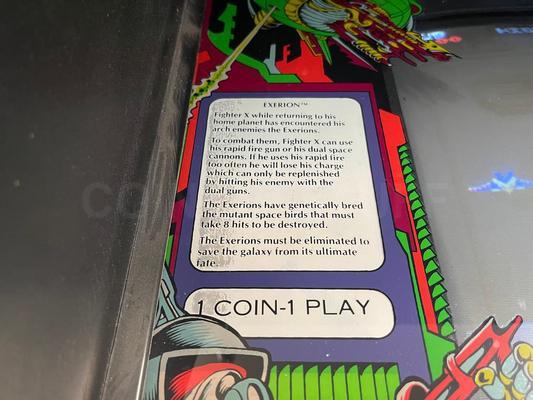 1983 Taito Exerion Upright Arcade Machine Image