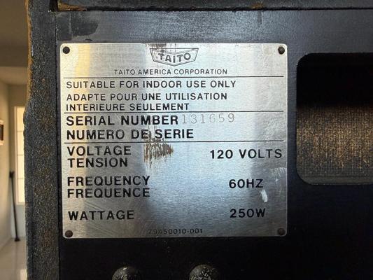 1983 Taito Exerion Upright Arcade Machine Image