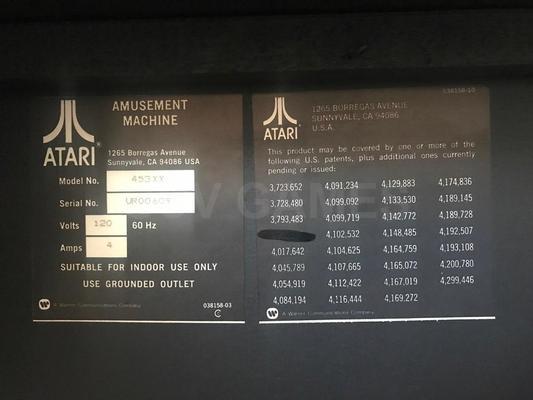 1985 Atari Road Runner Upright Video Machine Image