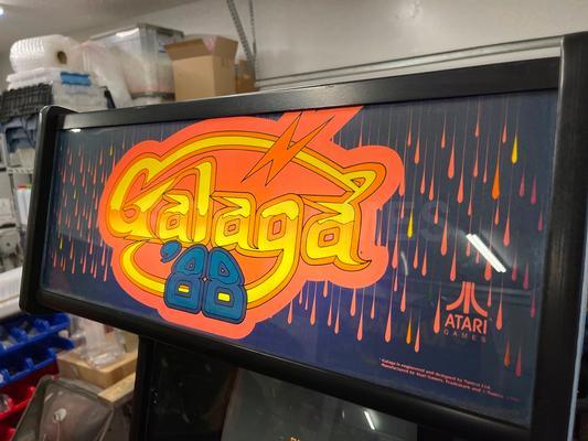 1987 Atari Namco Galaga 88 Upright Arcade Machine Image