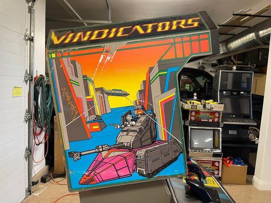 1988 Atari Vindicators Upright Arcade Machine Image