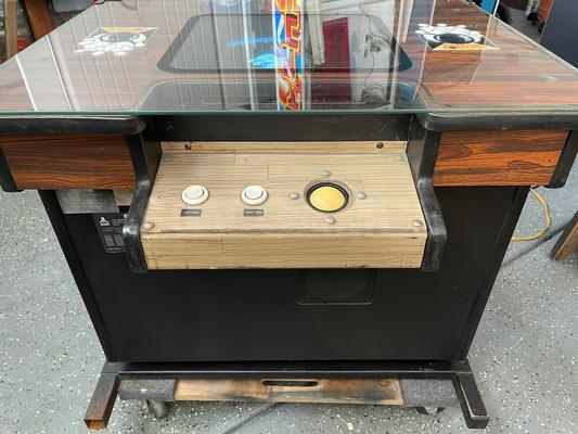 1988 Capcom Bowling Cocktail Arcade Machine Image