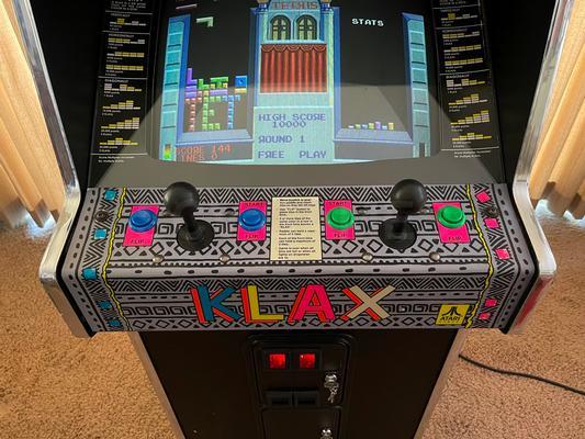1989 Atari KLAX Cabaret Arcade Machine Image