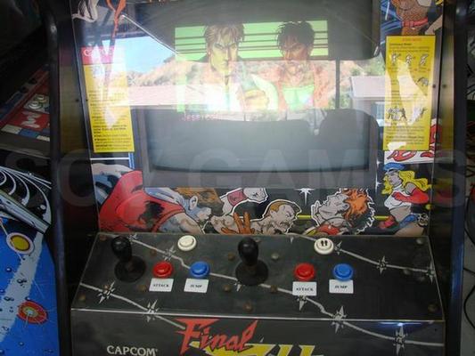 1989 Capcom Final Fight Upright Video Arcade Game Image