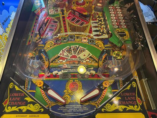 1990 Williams Riverboat Pinball Machine Image