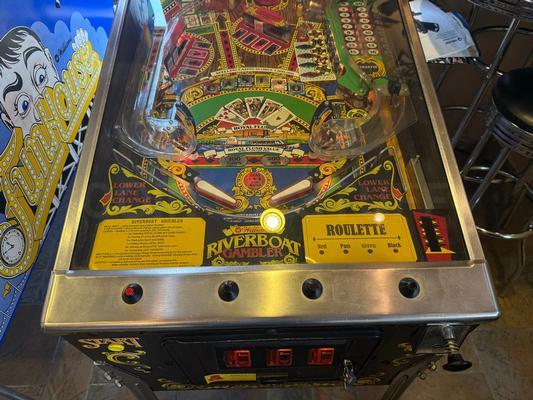 1990 Williams Riverboat Pinball Machine Image