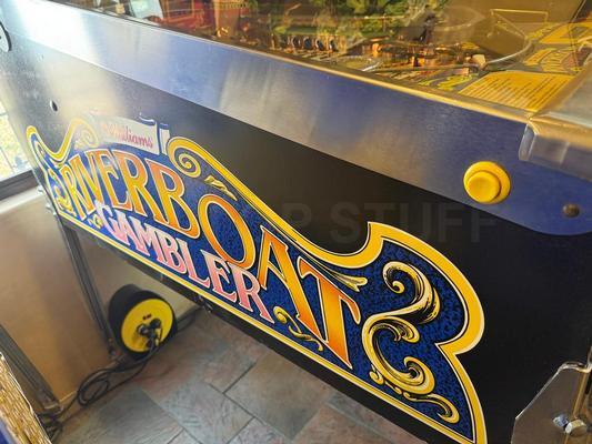 1990 Williams Riverboat Pinball Machine Image