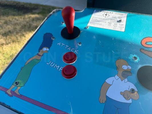 1991 Konami The Simpsons Upright Arcade Machine Image
