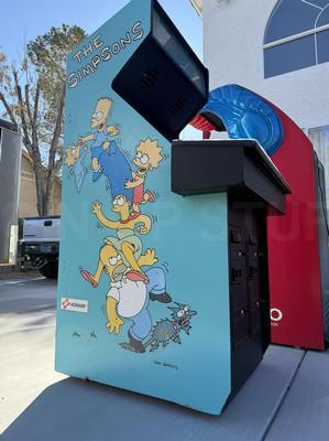 1991 Konami The Simpsons Upright Arcade Machine Image