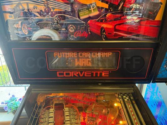 1994 Bally Corvette Pinball Machine Image