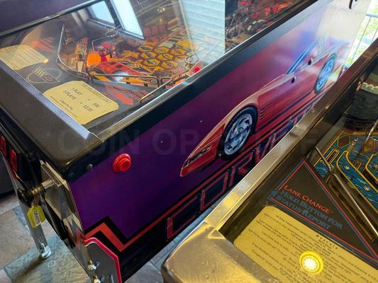 1994 Bally Corvette Pinball Machine Image