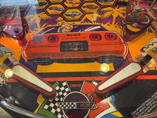 1994 Bally Corvette Pinball Machine Image