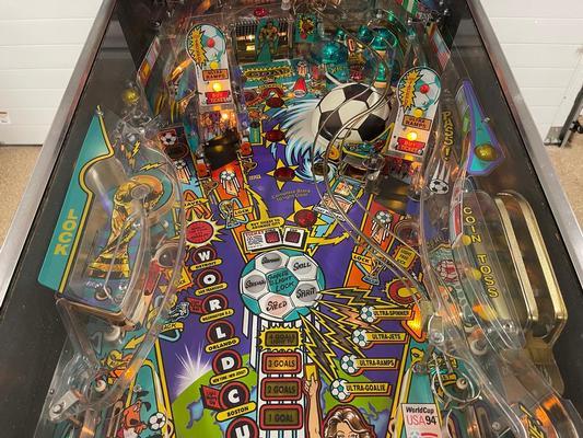 1994 Bally World Cup Soccer Pinball Machine Image