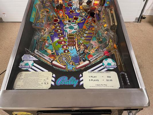 1994 Bally World Cup Soccer Pinball Machine Image