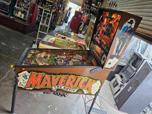 1994 Data East Maverick Pinball Machine Image