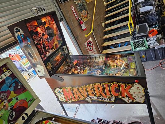 1994 Data East Maverick Pinball Machine Image