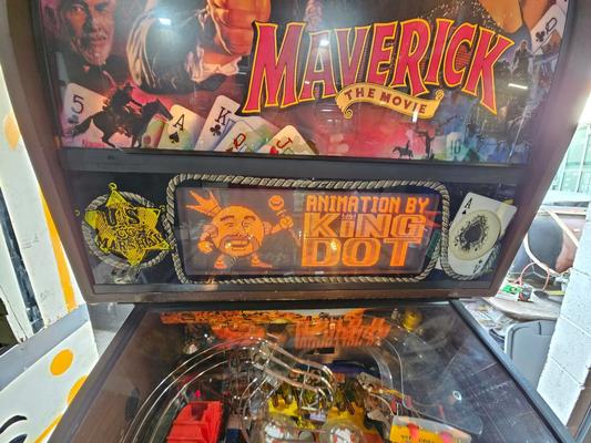 1994 Data East Maverick Pinball Machine Image