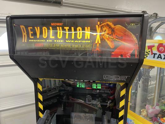 1994 Midway Revolution X - Aerosmith Upright Arcade Machine Image