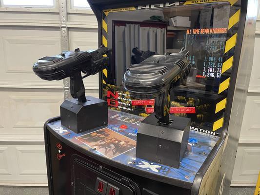 1994 Midway Revolution X - Aerosmith Upright Arcade Machine Image