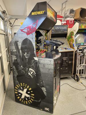 1994 Midway Revolution X - Aerosmith Upright Arcade Machine Image