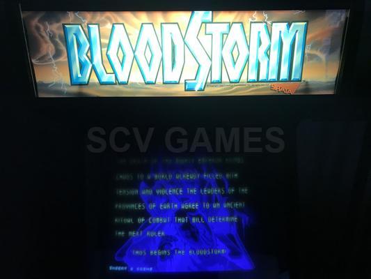 1994 Strata BloodStorm Upright Arcade Machine Image